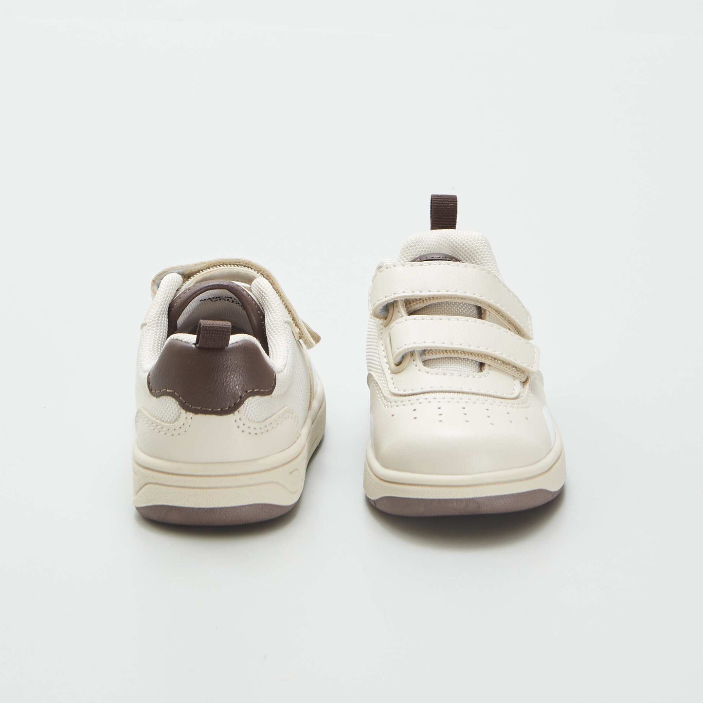 Zapatillas deportivas bajas con velcros BEIGE