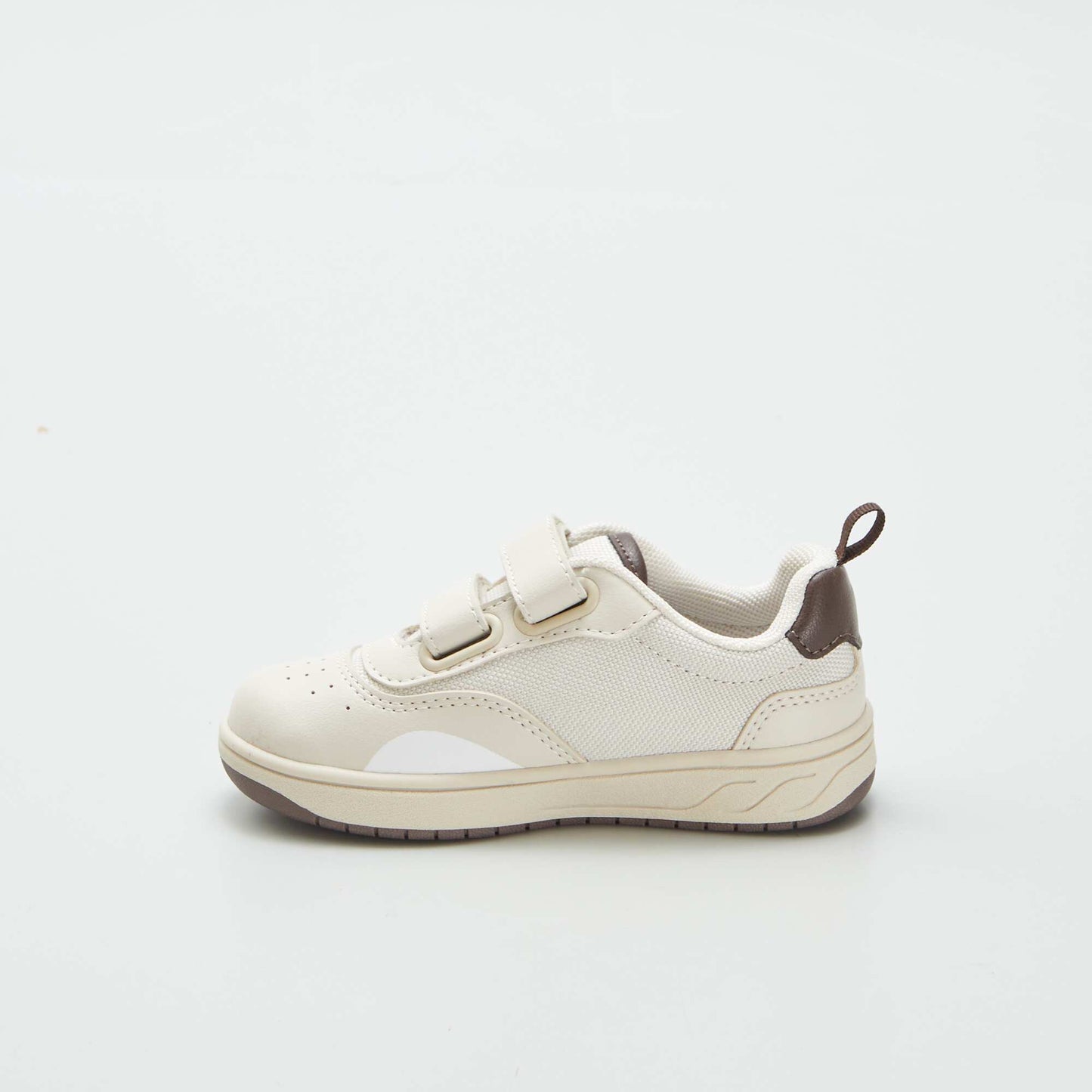 Zapatillas deportivas bajas con velcros BEIGE