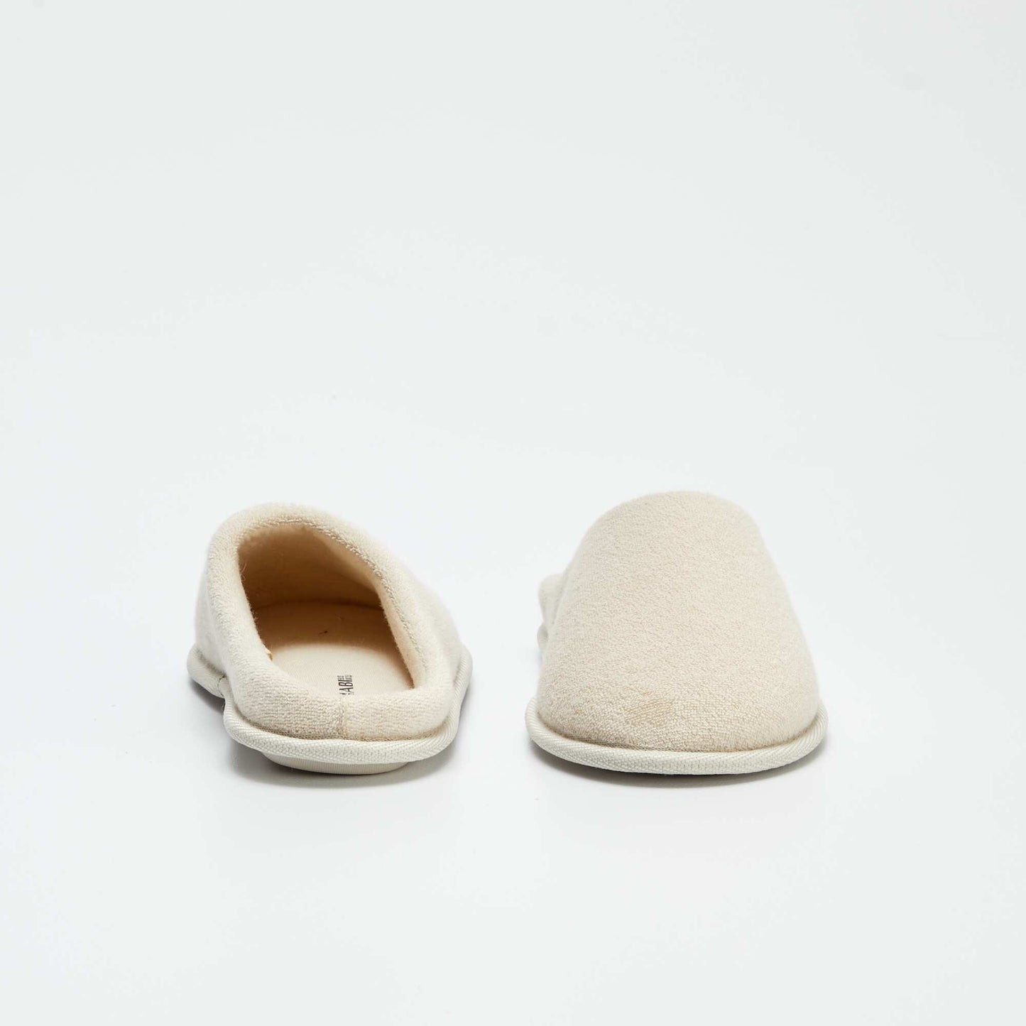 Zapatillas de casa lisas BEIGE