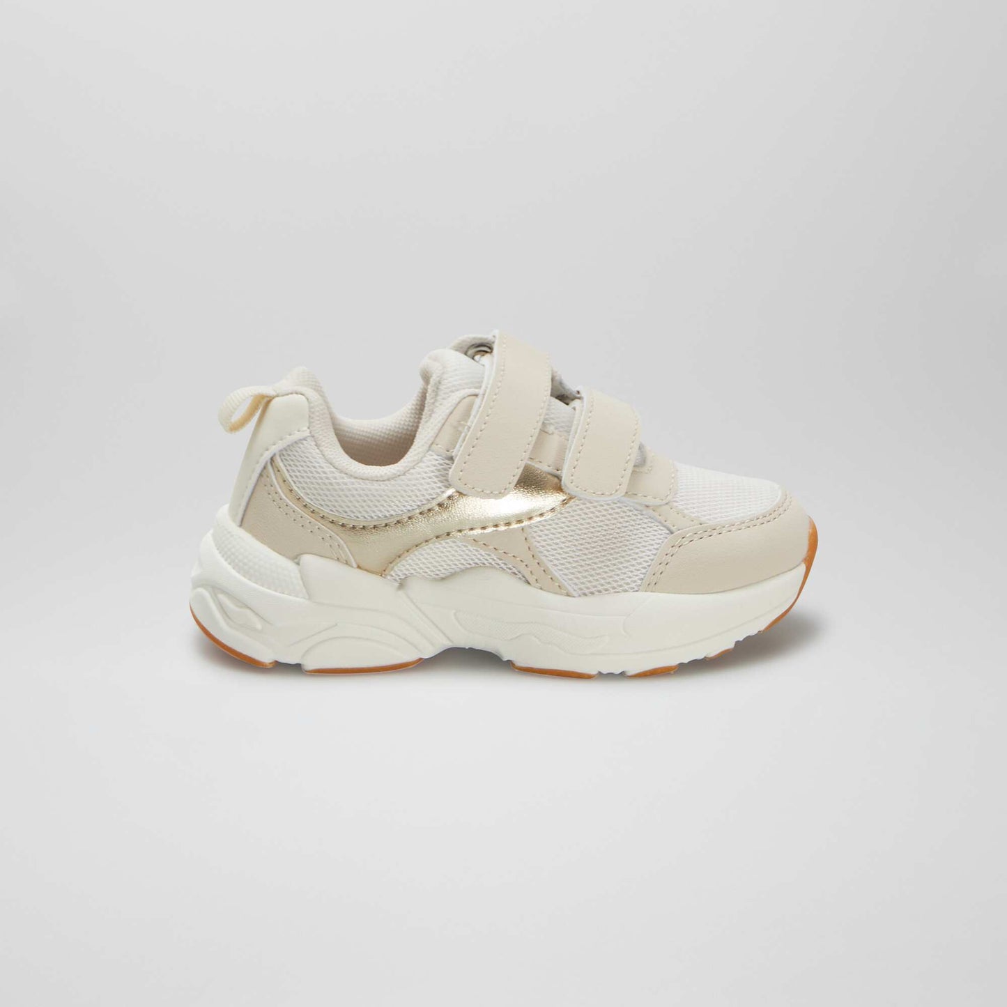 Zapatillas de material sintético y malla BEIGE