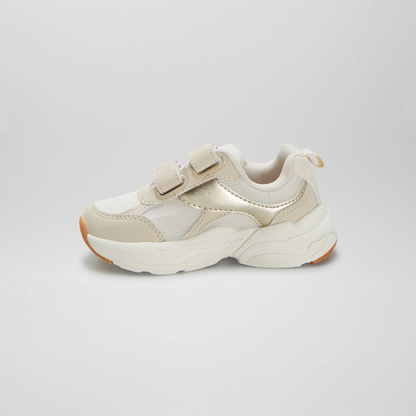 Zapatillas de material sintético y malla BEIGE