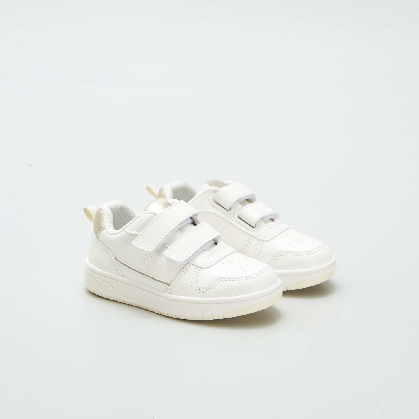 Zapatillas deportivas bajas con velcros BLANCO