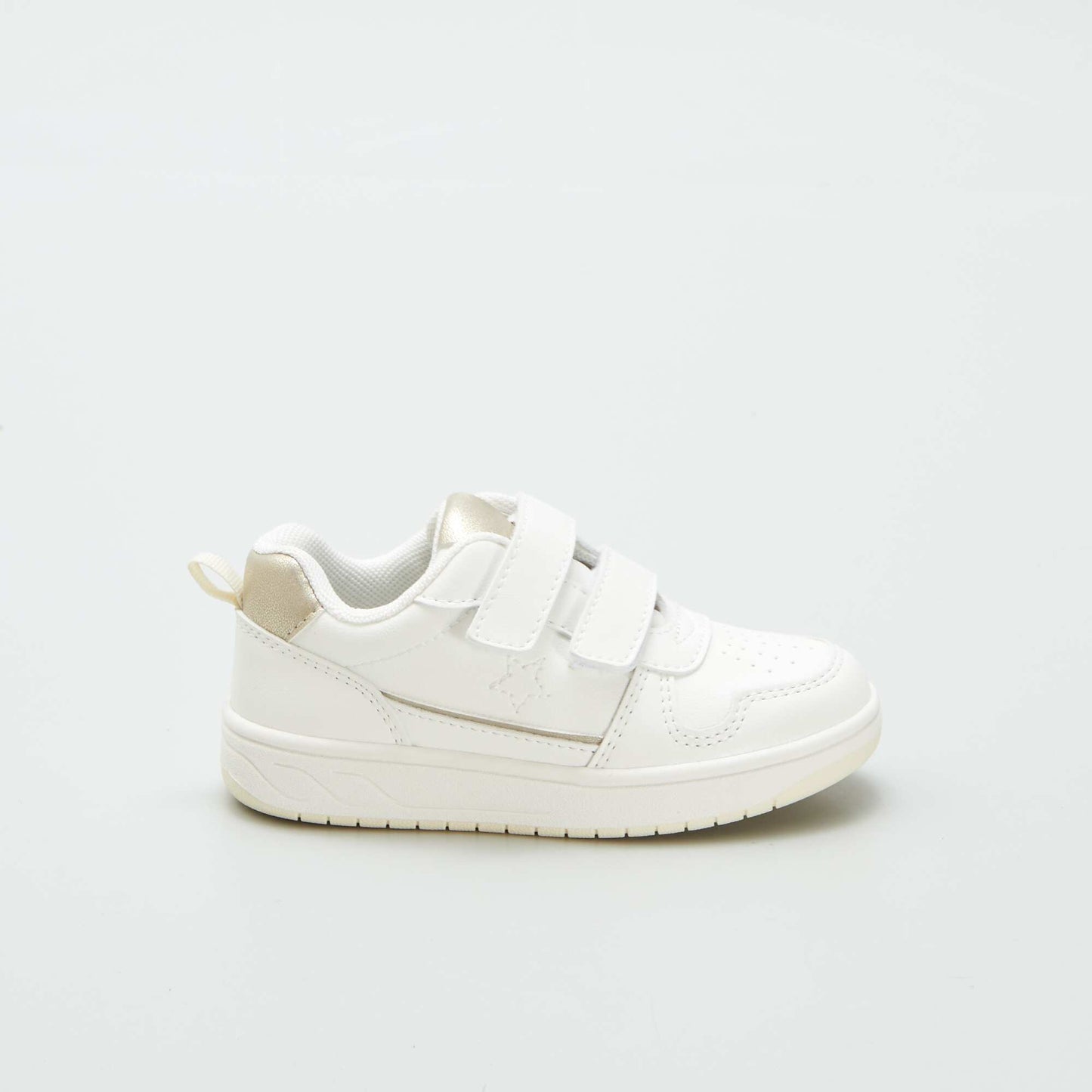 Zapatillas deportivas bajas con velcros BLANCO