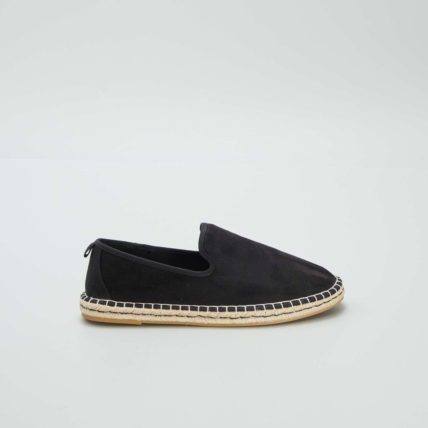 Alpargatas de antelina NEGRO