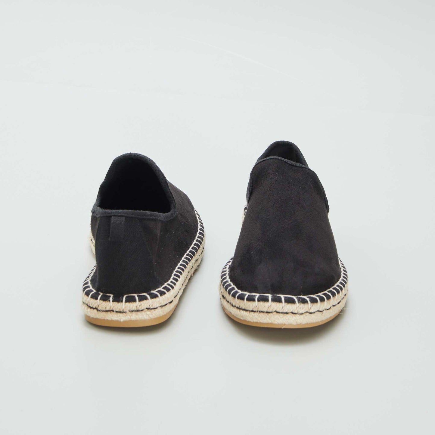 Alpargatas de antelina NEGRO
