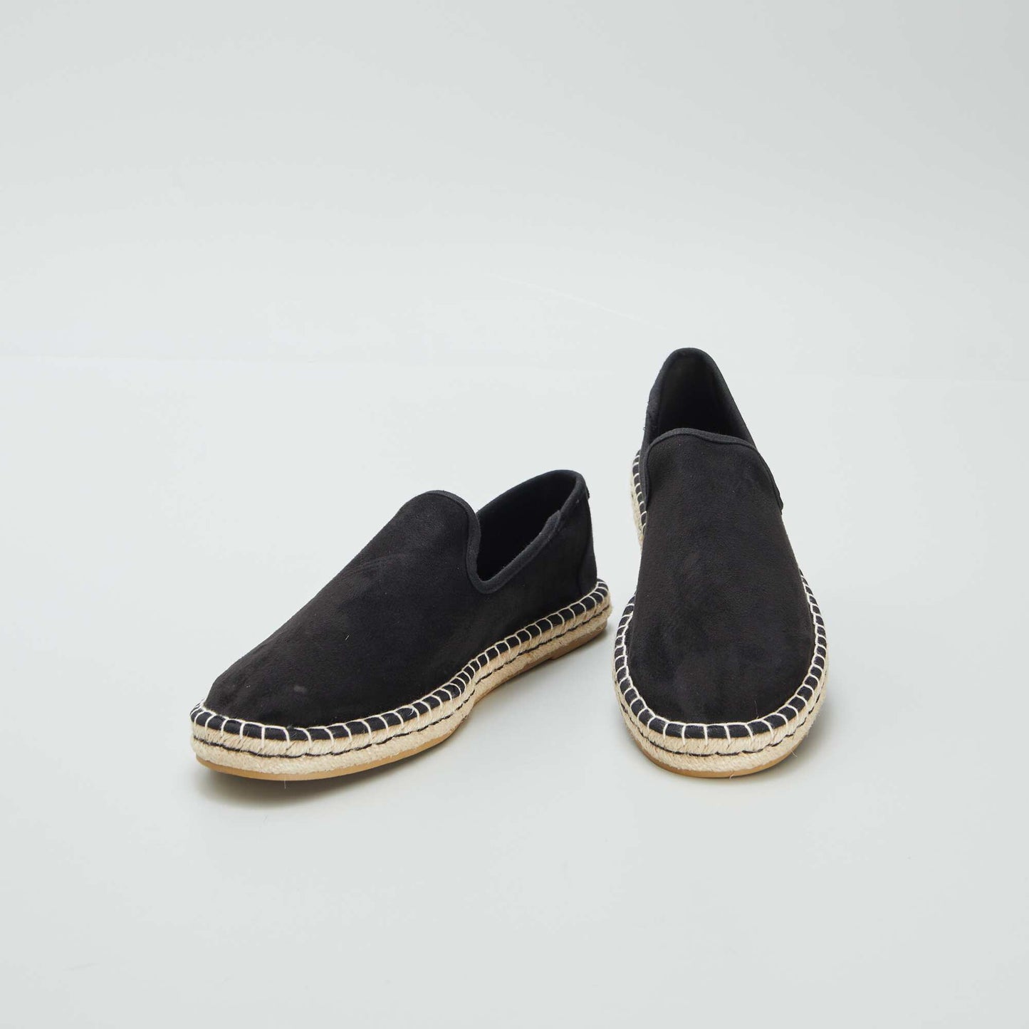 Alpargatas de antelina NEGRO