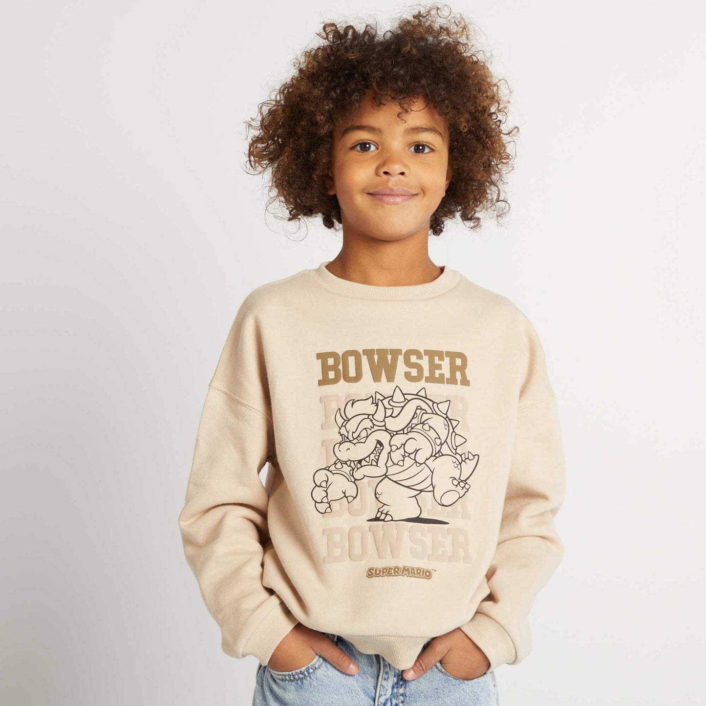 Buzo de felpa 'Super Mario' BEIGE