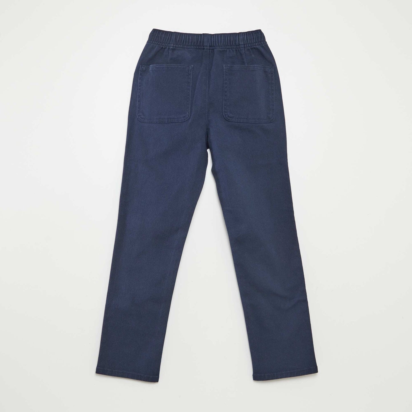 Pantalón regular liso AZUL