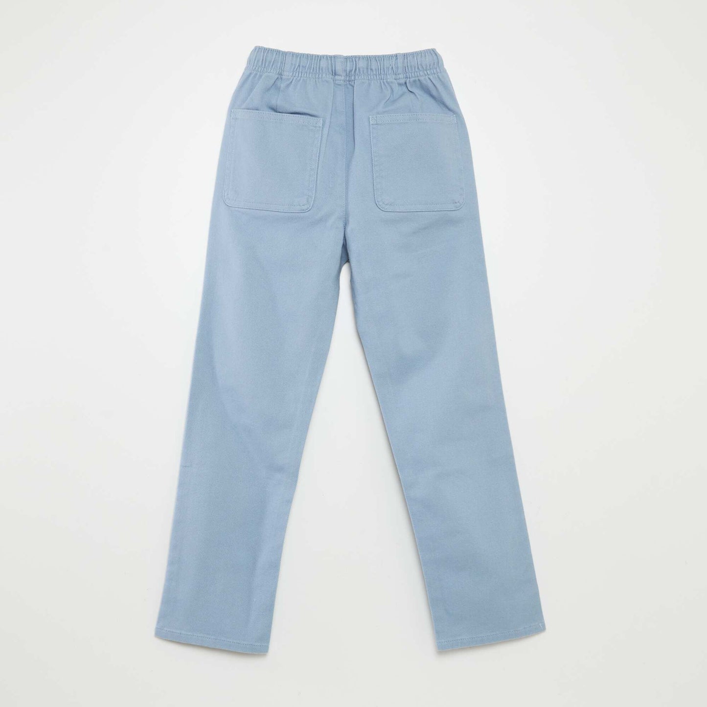 Pantalón regular liso AZUL