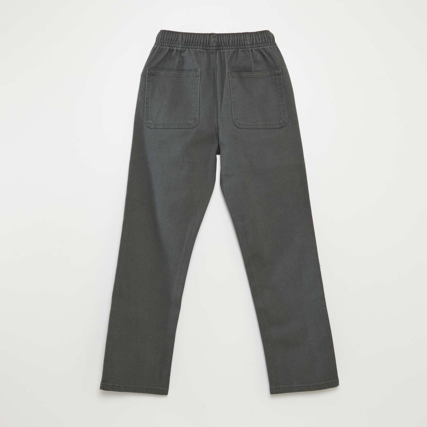 Pantalón regular liso KAKI