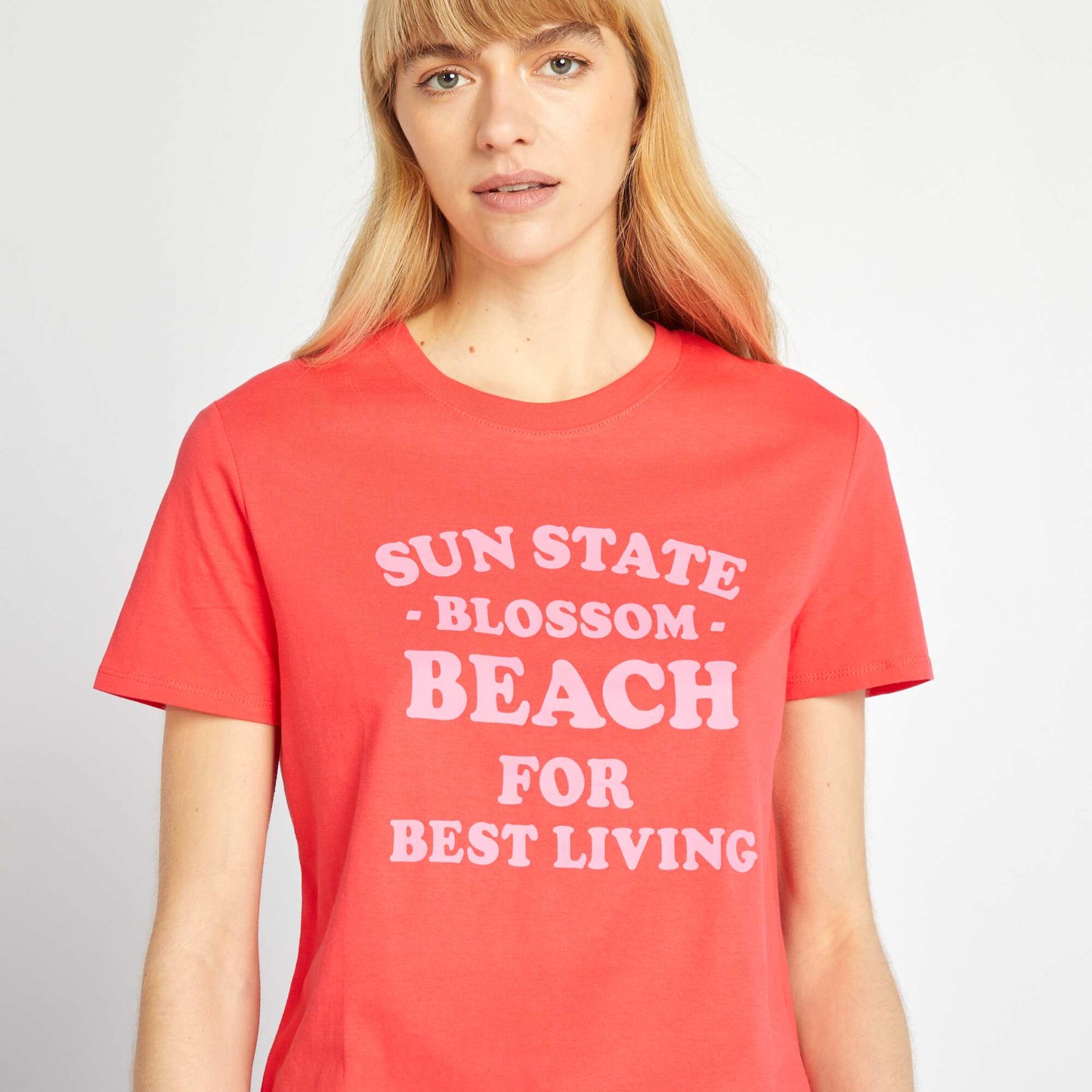 Camiseta estampada ROJO