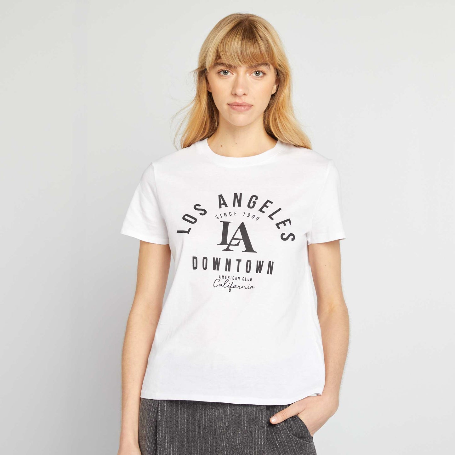 Camiseta estampada BLANCO