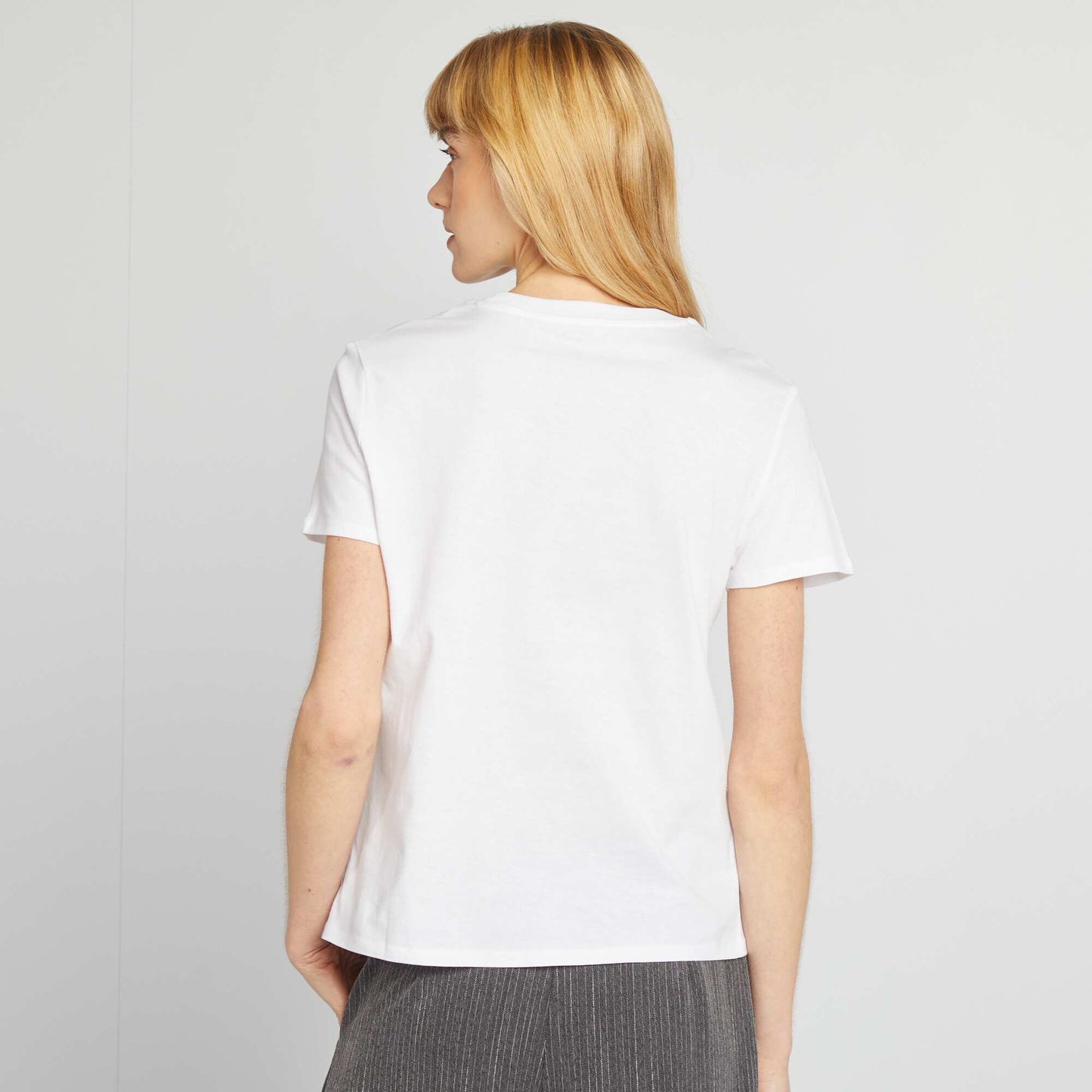 Camiseta estampada BLANCO