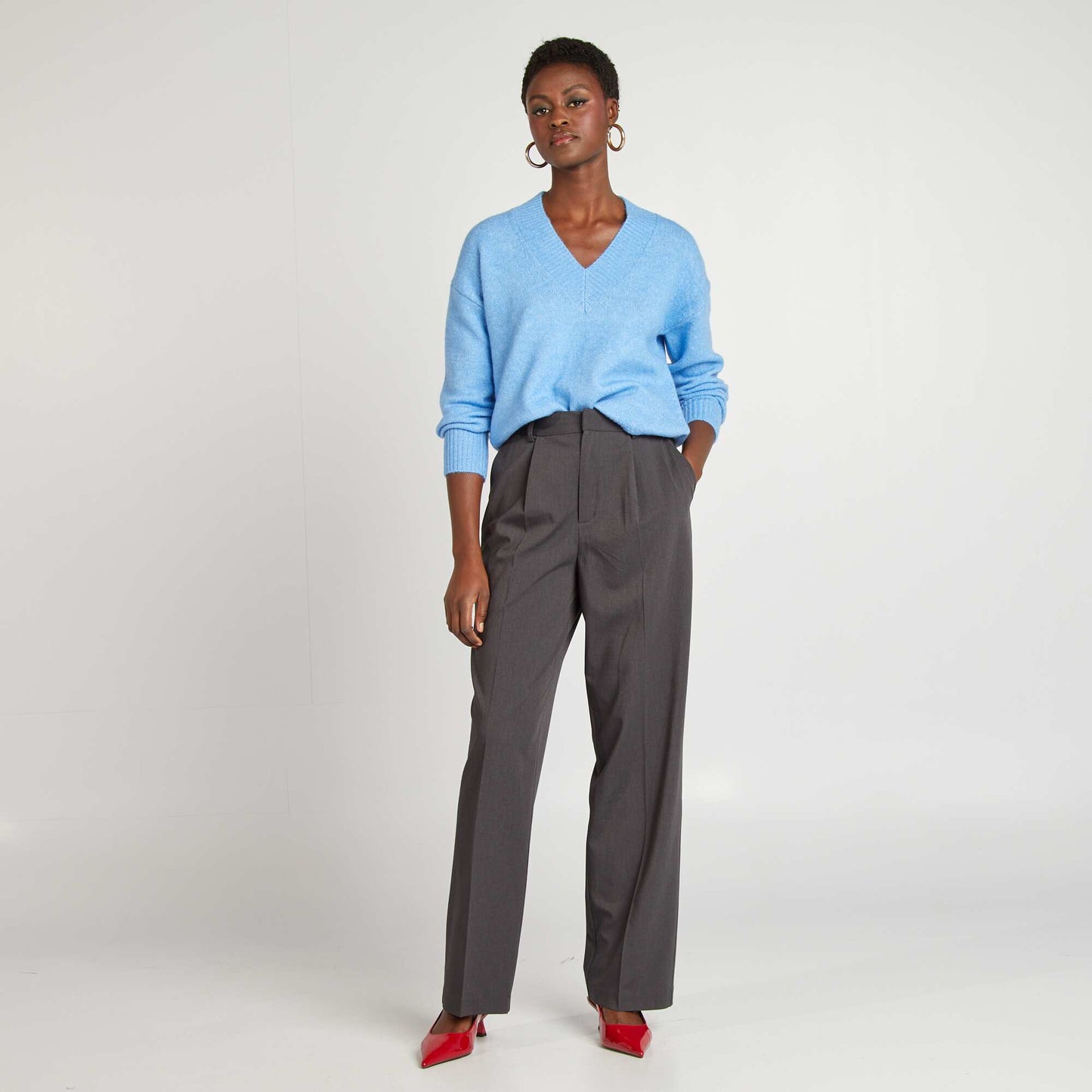 Pantalón sastre GRIS