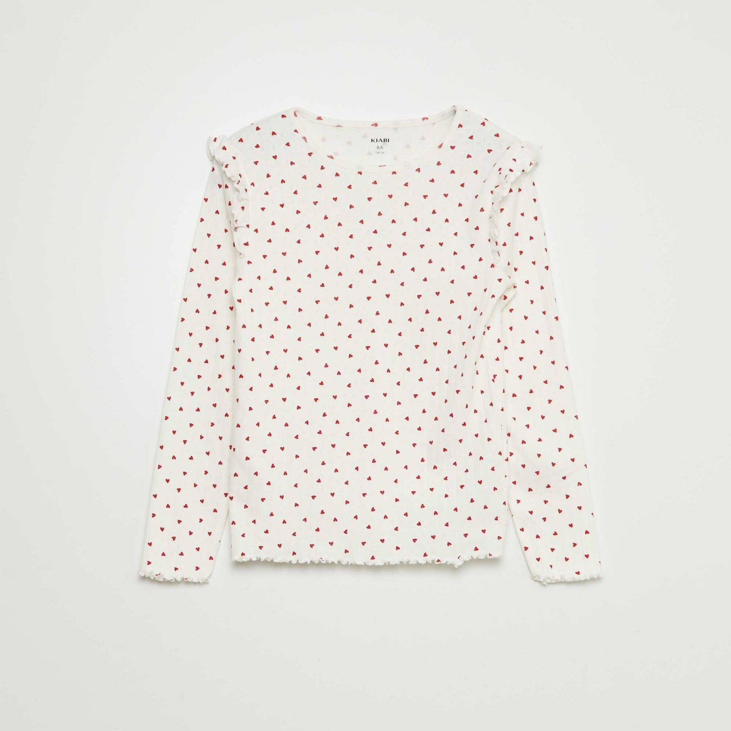 Conjunto de pijama 'corazón' - 2 piezas BLANCO