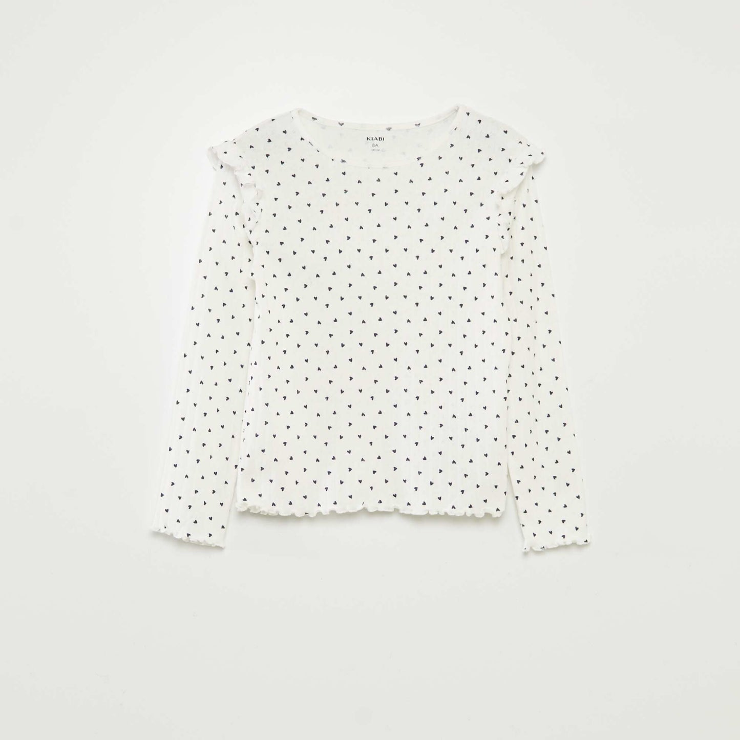 Conjunto de pijama 'corazón' - 2 piezas BLANCO