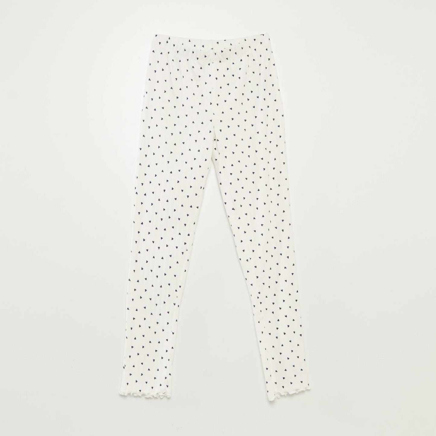 Conjunto de pijama 'corazón' - 2 piezas BLANCO