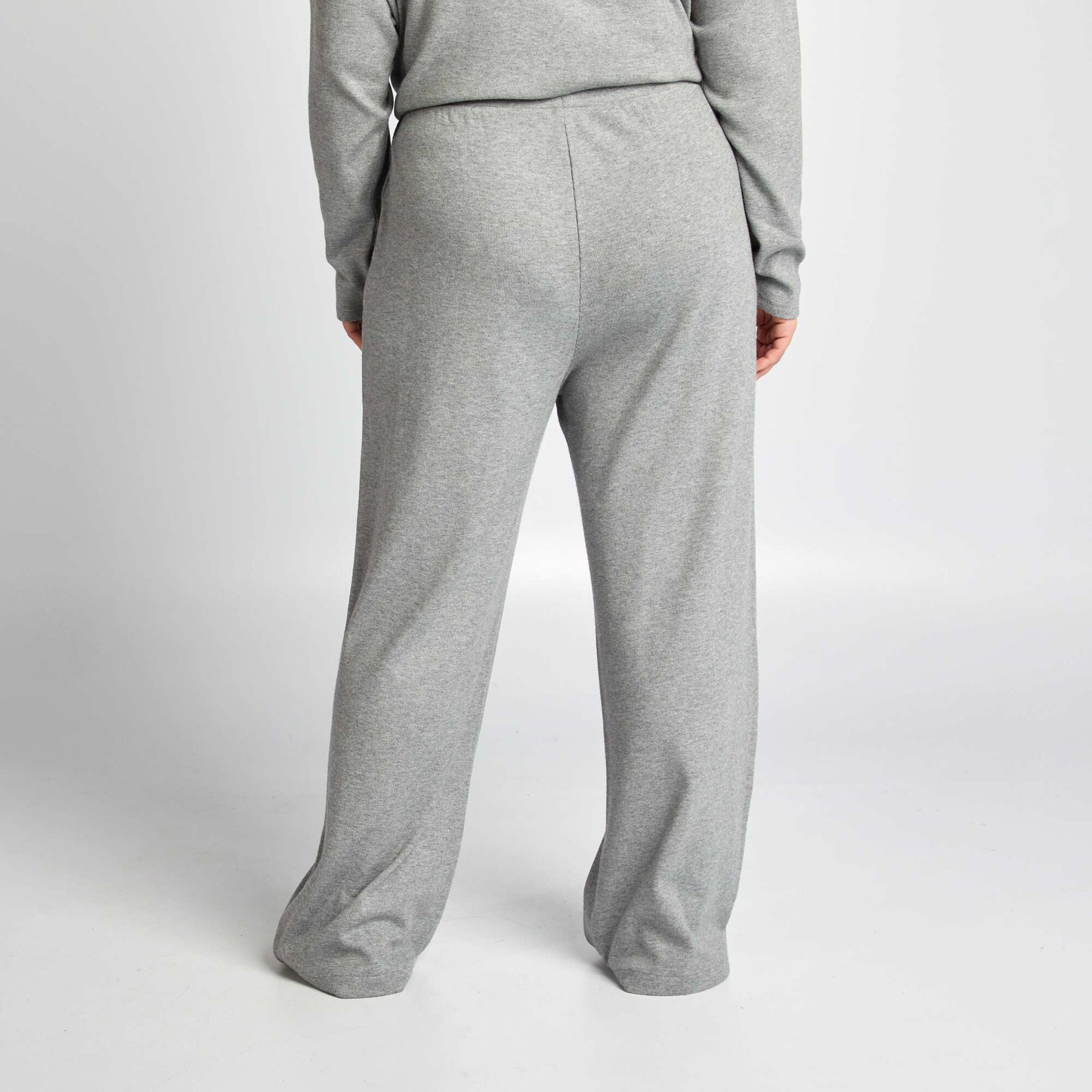 Pantalón de punto suave GRIS