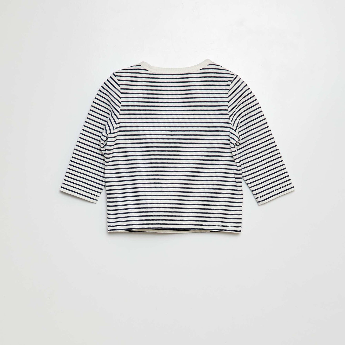 Camiseta con cuello panadero BLANCO