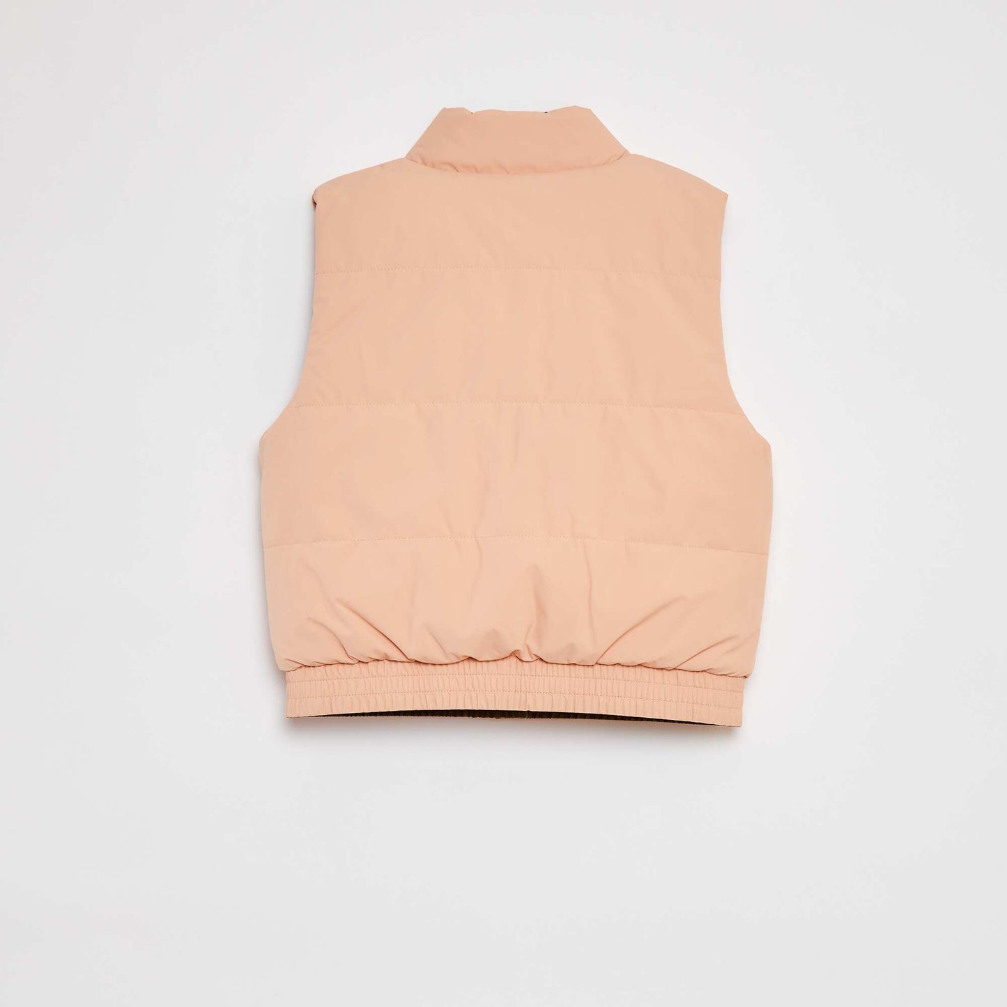 Anorak puffy reversible sin mangas KAKI