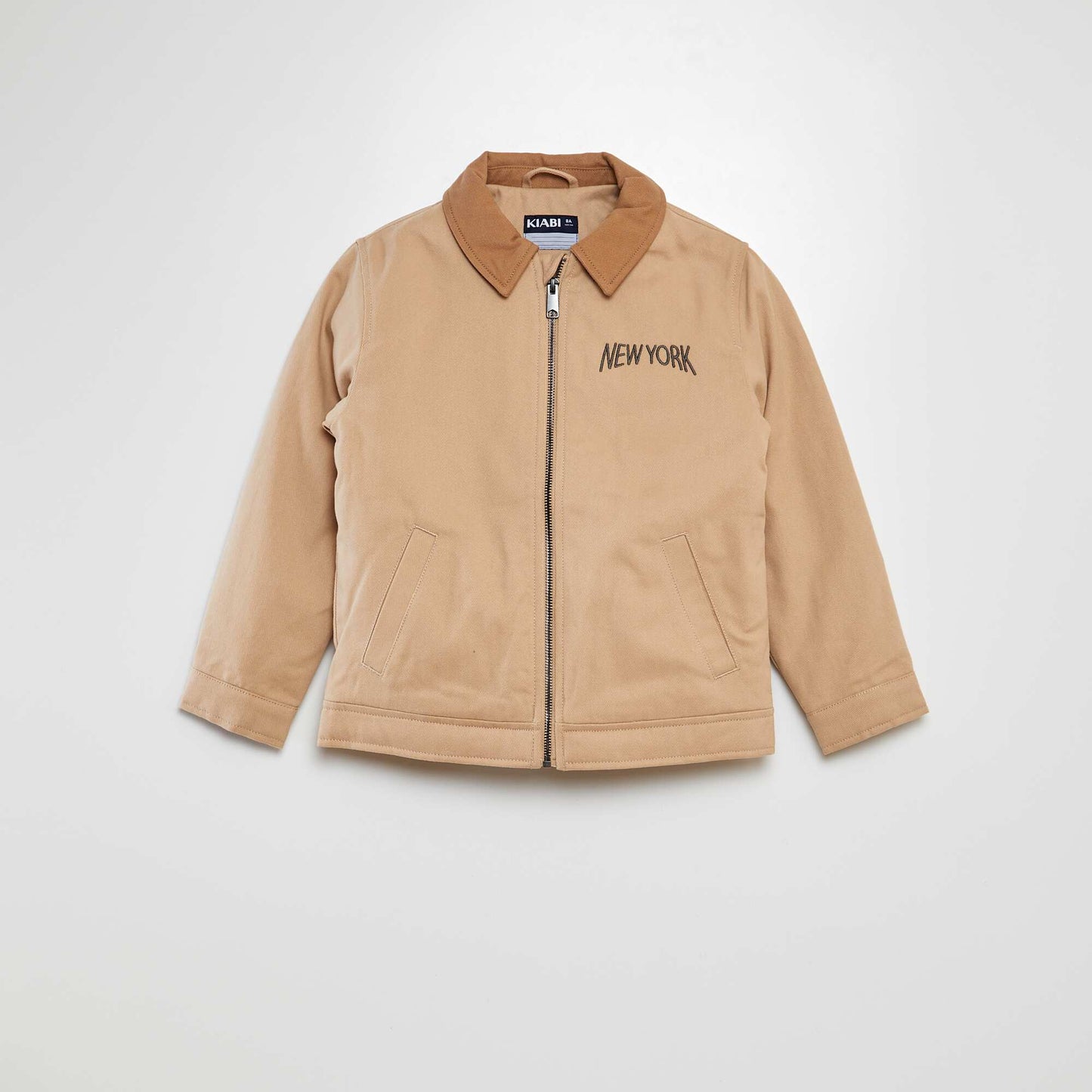 Campera corta Nueva York BEIGE