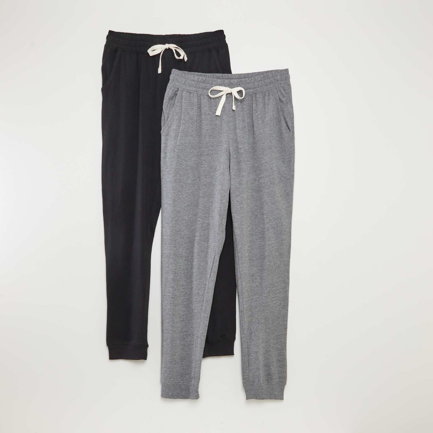 Pack de 2 pantalones de pijama. NEGRO