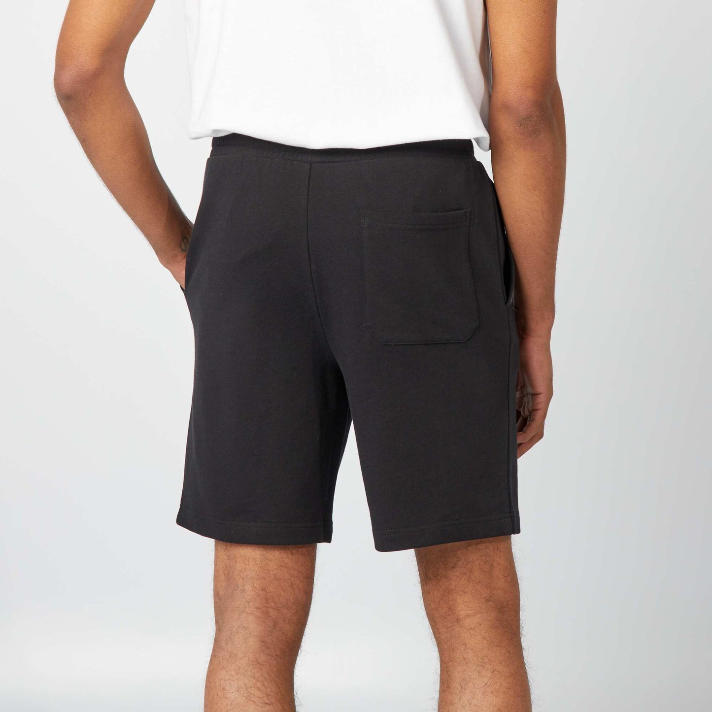 Bermudas de chándal ligeras NEGRO
