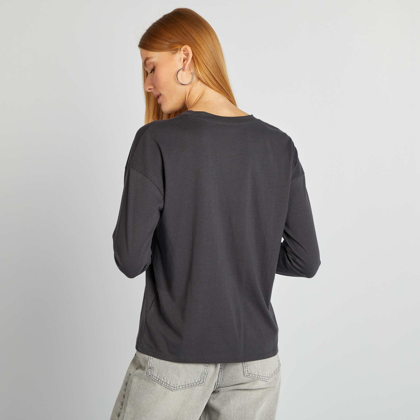 Camiseta de manga larga NEGRO