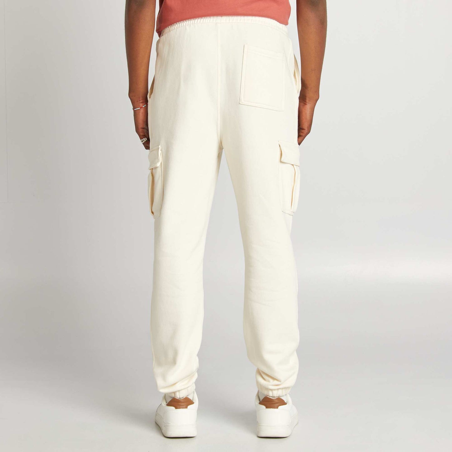 Pantalón de chándal multibolsillos BLANCO