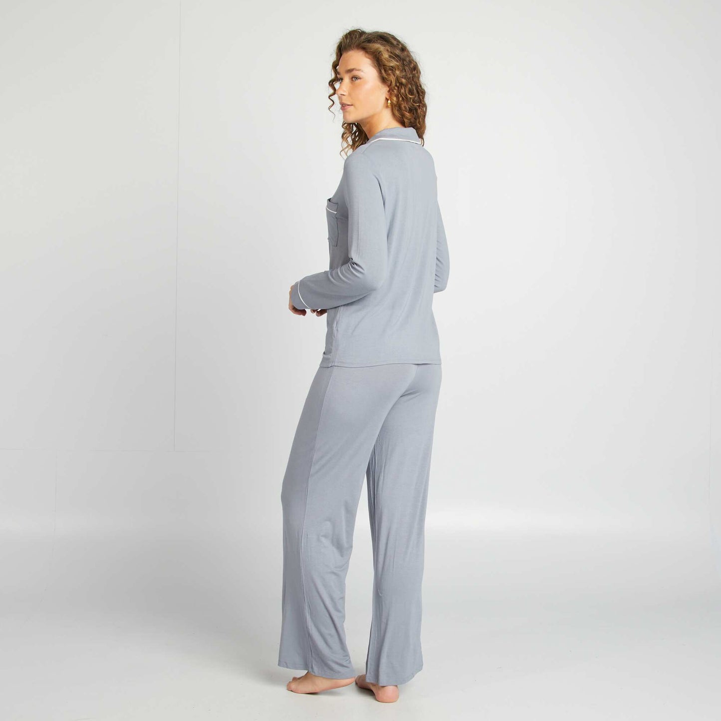 Pijama largo - 2 piezas AZUL