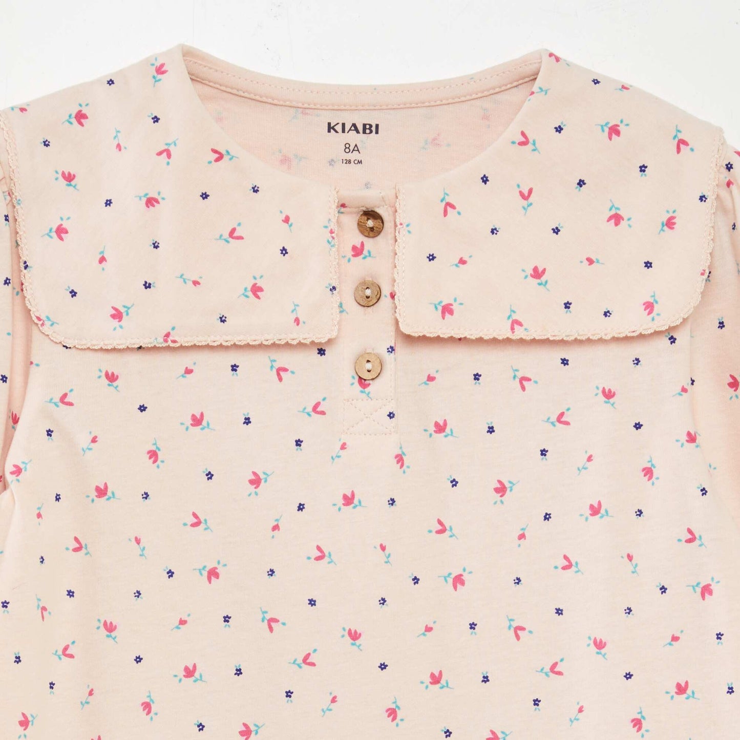 Camiseta cuadrada con cuello bebé ROSA