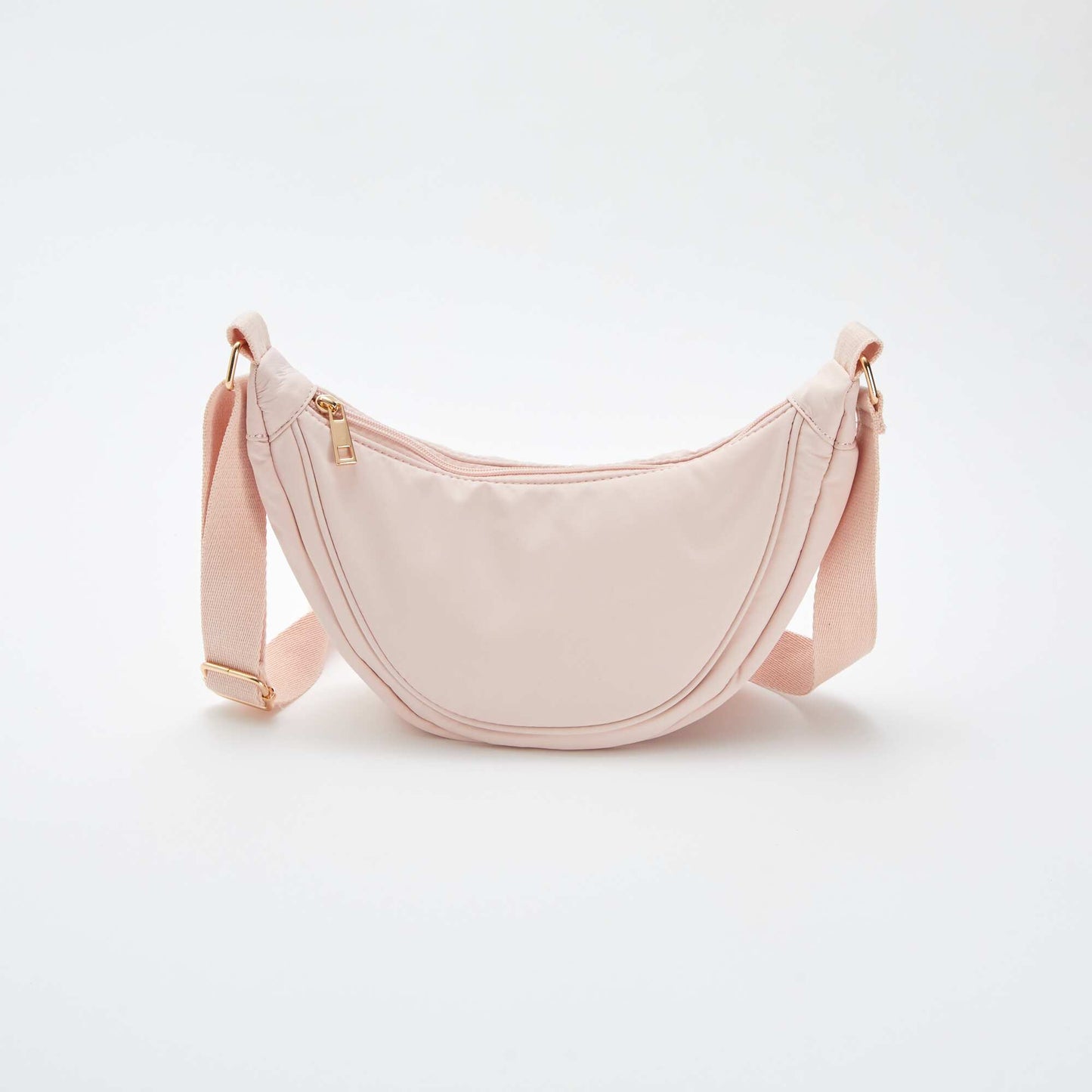 Bolso semicircular de nailon ROSA