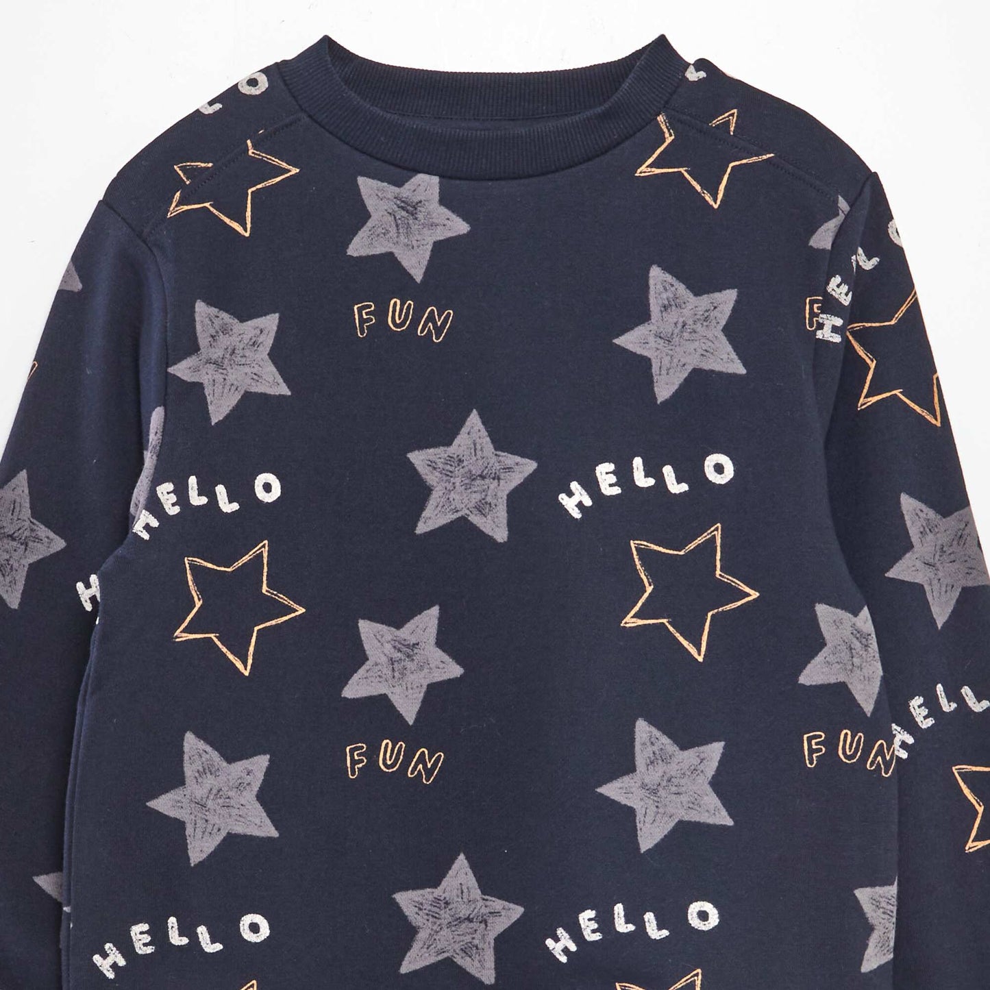 Buzo ligera de chándal con estampado AZUL