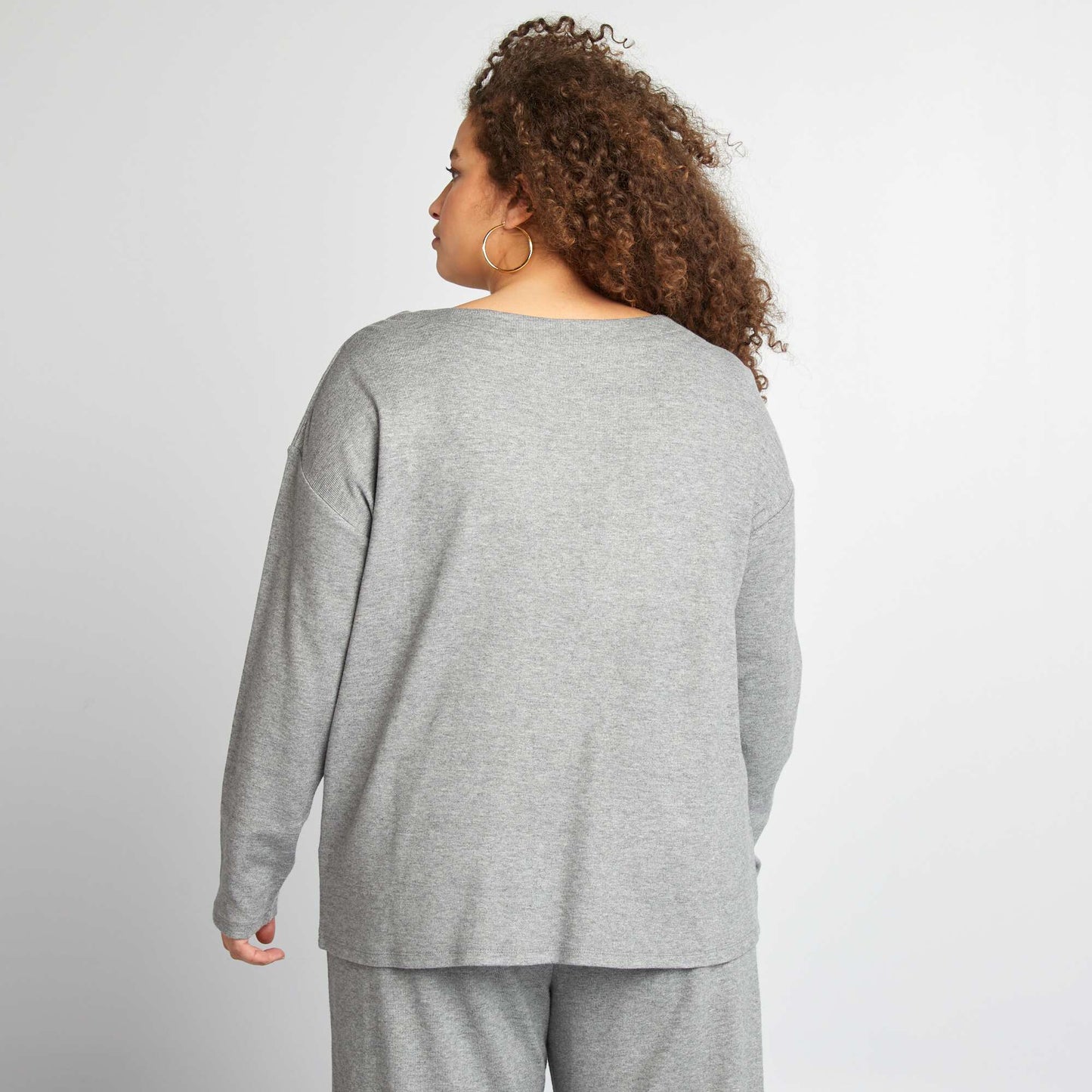 Camiseta de punto GRIS