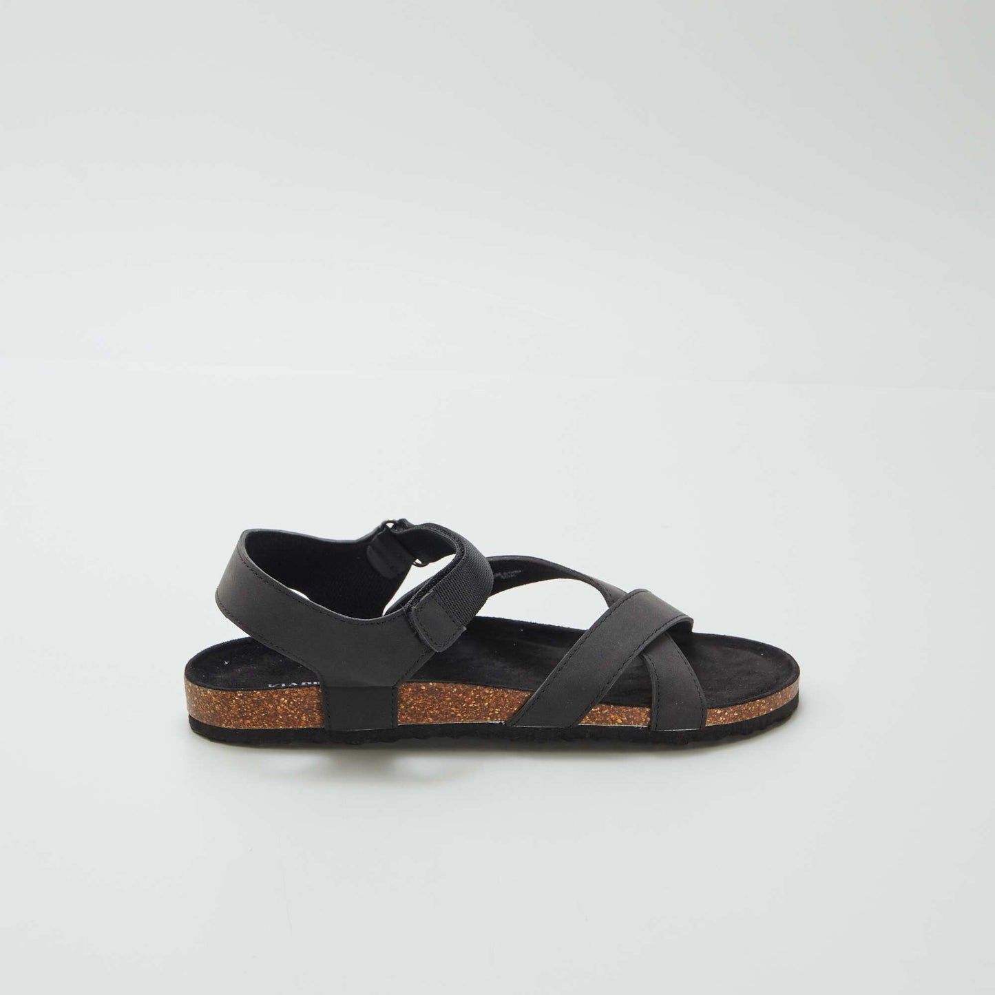 Sandalias con tiras cruzadas NEGRO