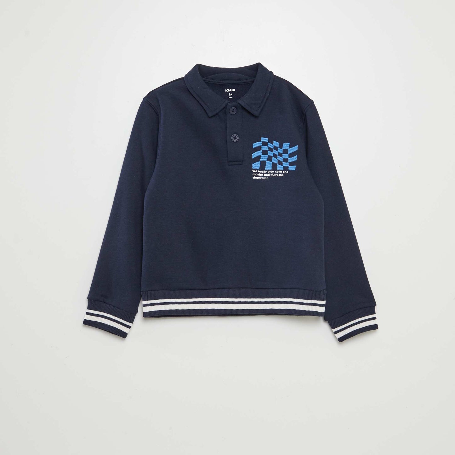 Buzo estilo remera AZUL