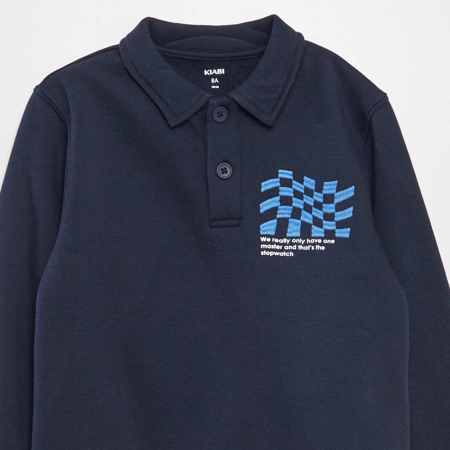 Buzo estilo remera AZUL