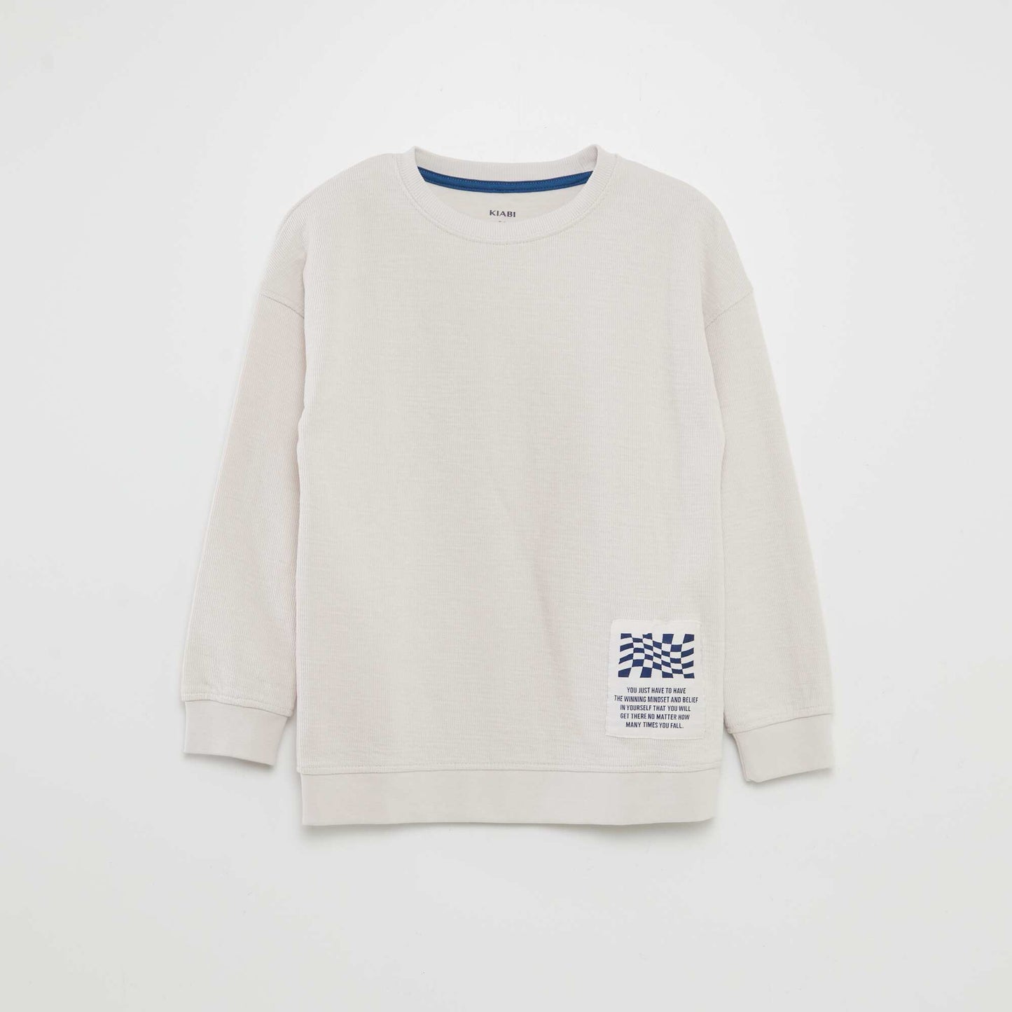 Camiseta tipo buzo BLANCO