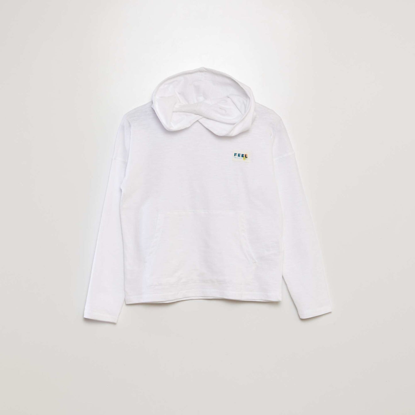 Camiseta con capucha BLANCO