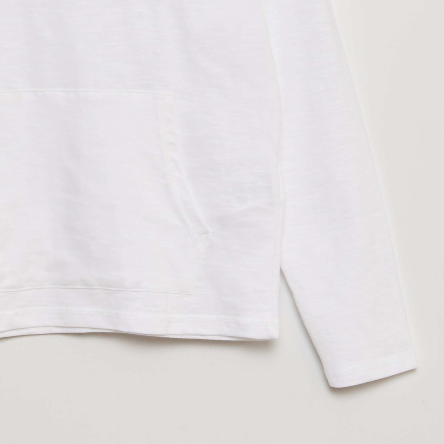 Camiseta con capucha BLANCO