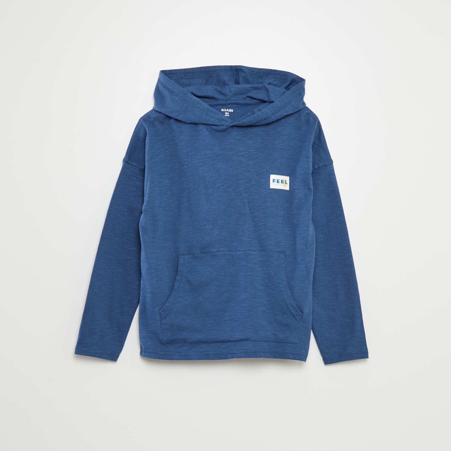 Camiseta con capucha AZUL