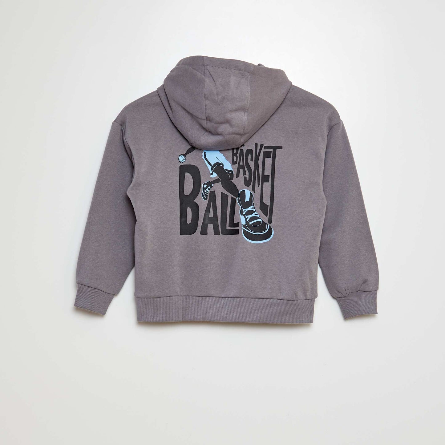 Buzo de chándal estampada por ambos lados GRIS