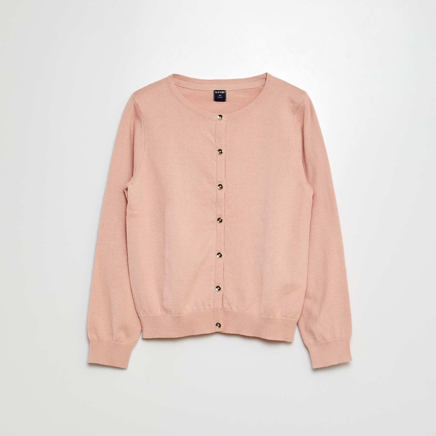 Chaqueta de punto lisa ROSA
