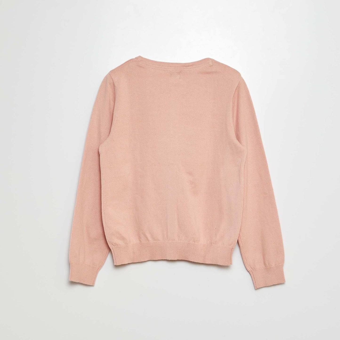 Chaqueta de punto lisa ROSA