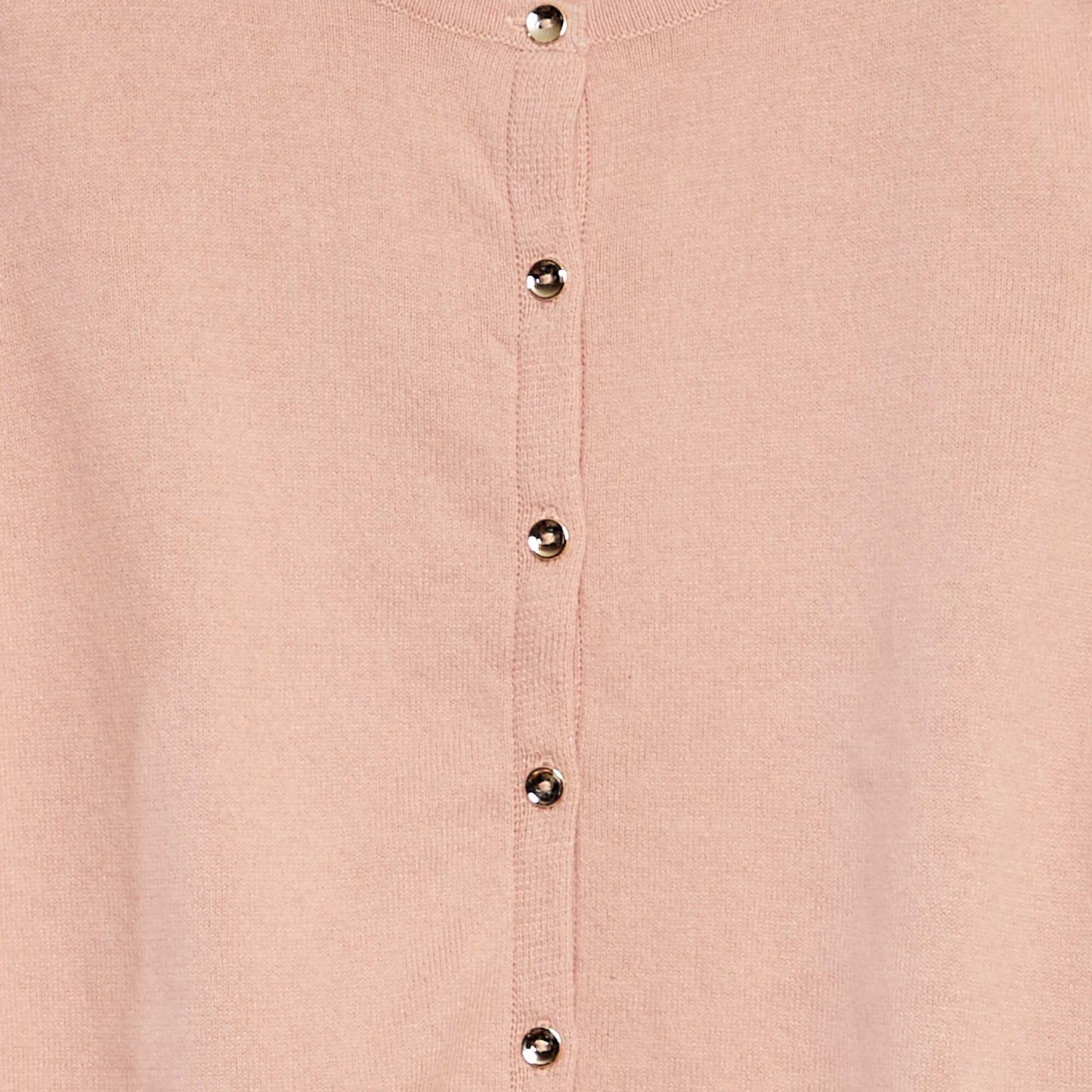 Chaqueta de punto lisa ROSA