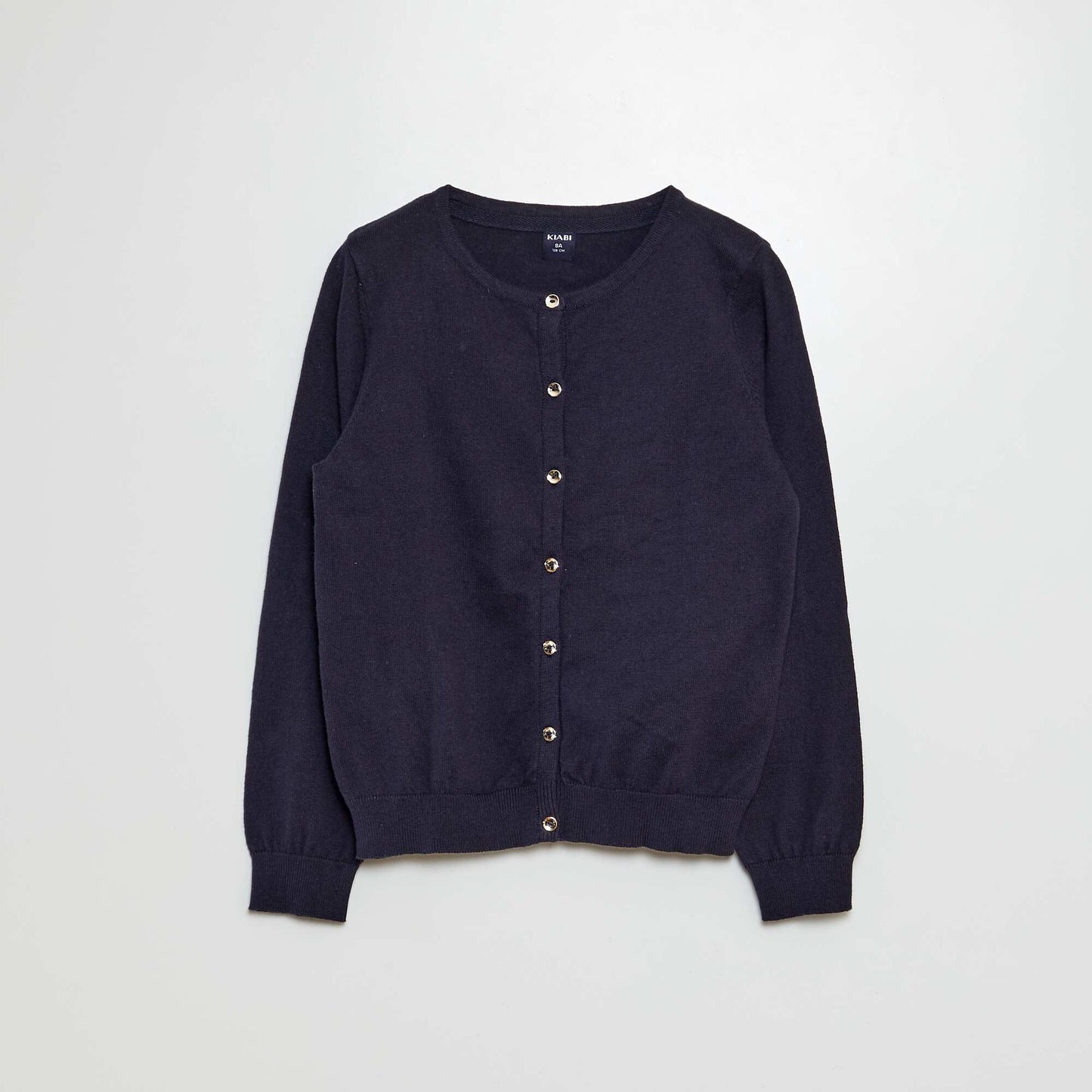 Chaqueta de punto lisa AZUL