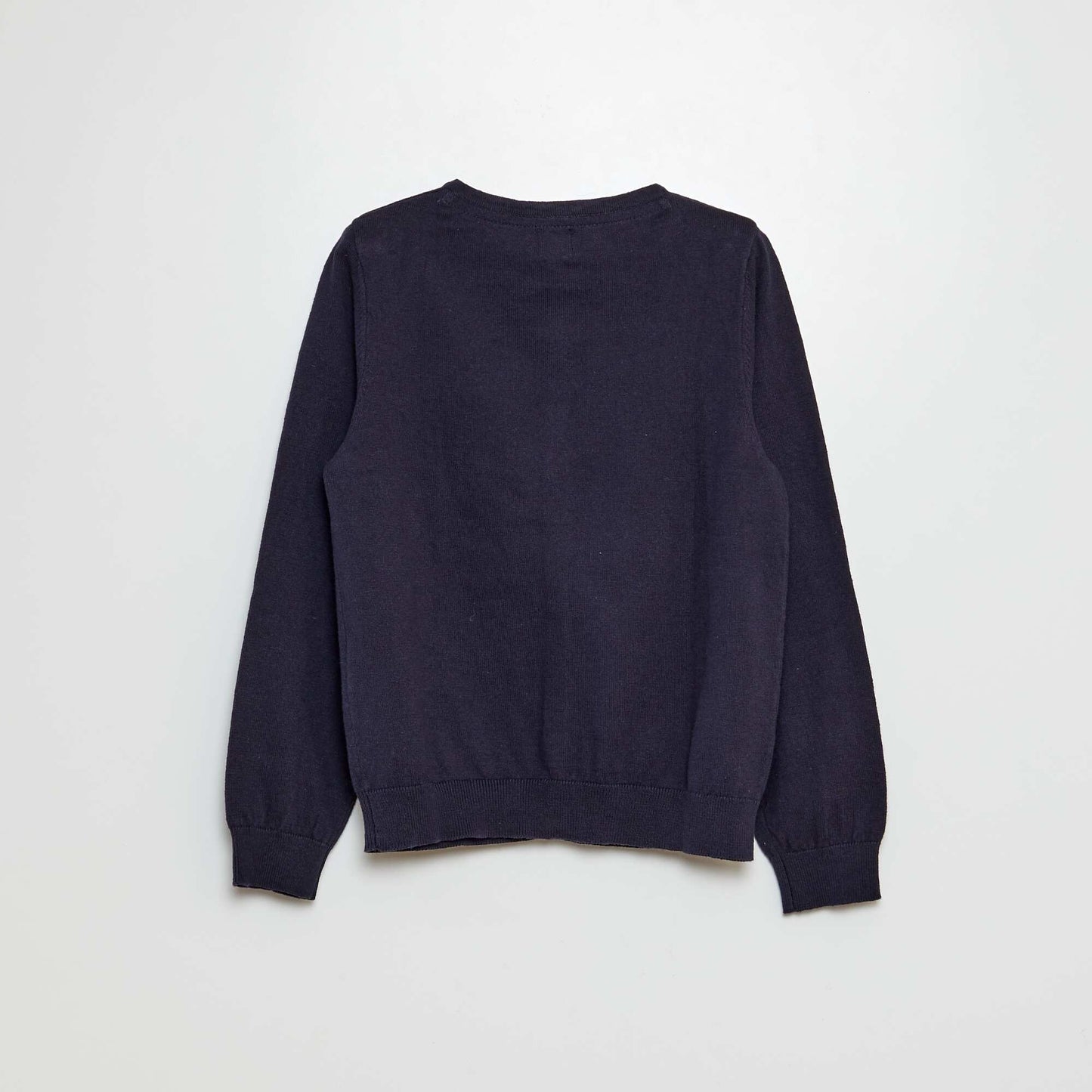 Chaqueta de punto lisa AZUL