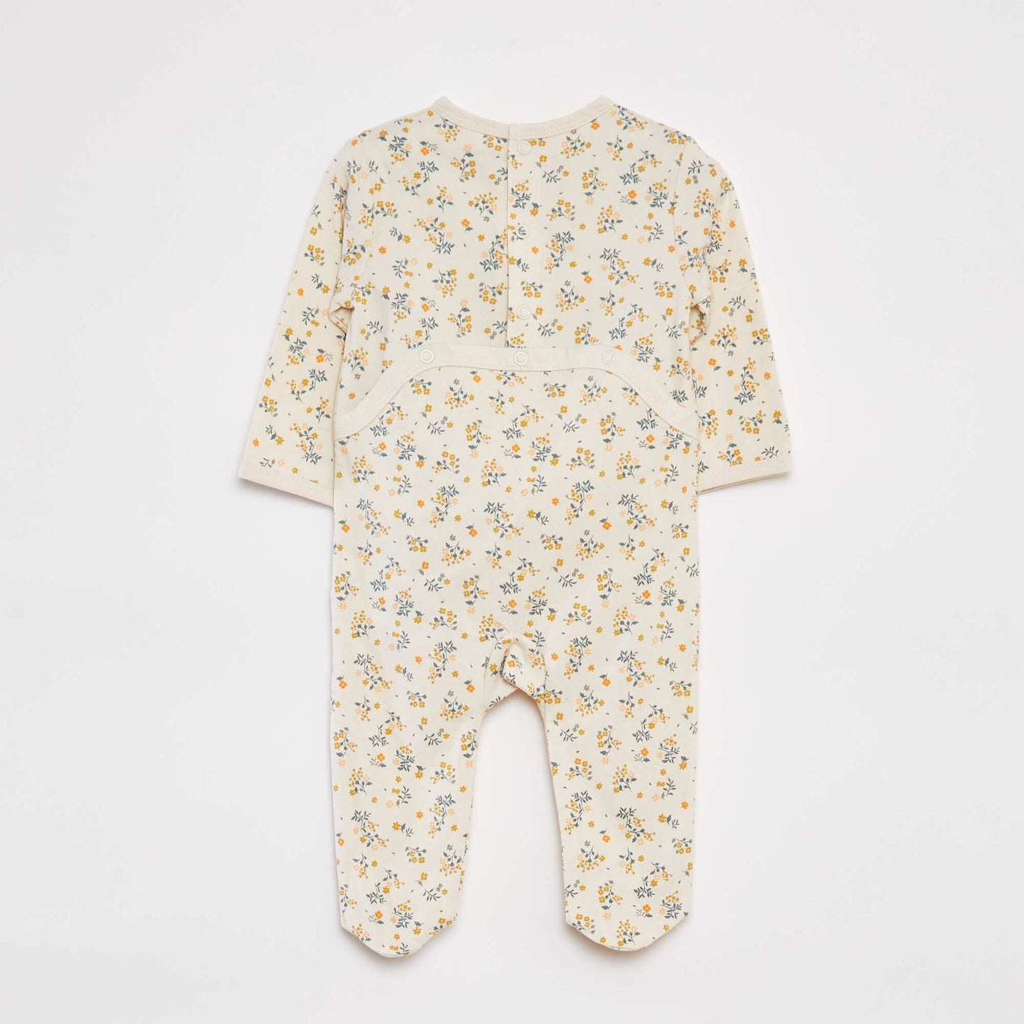 Pijama con pies estampado BLANCO