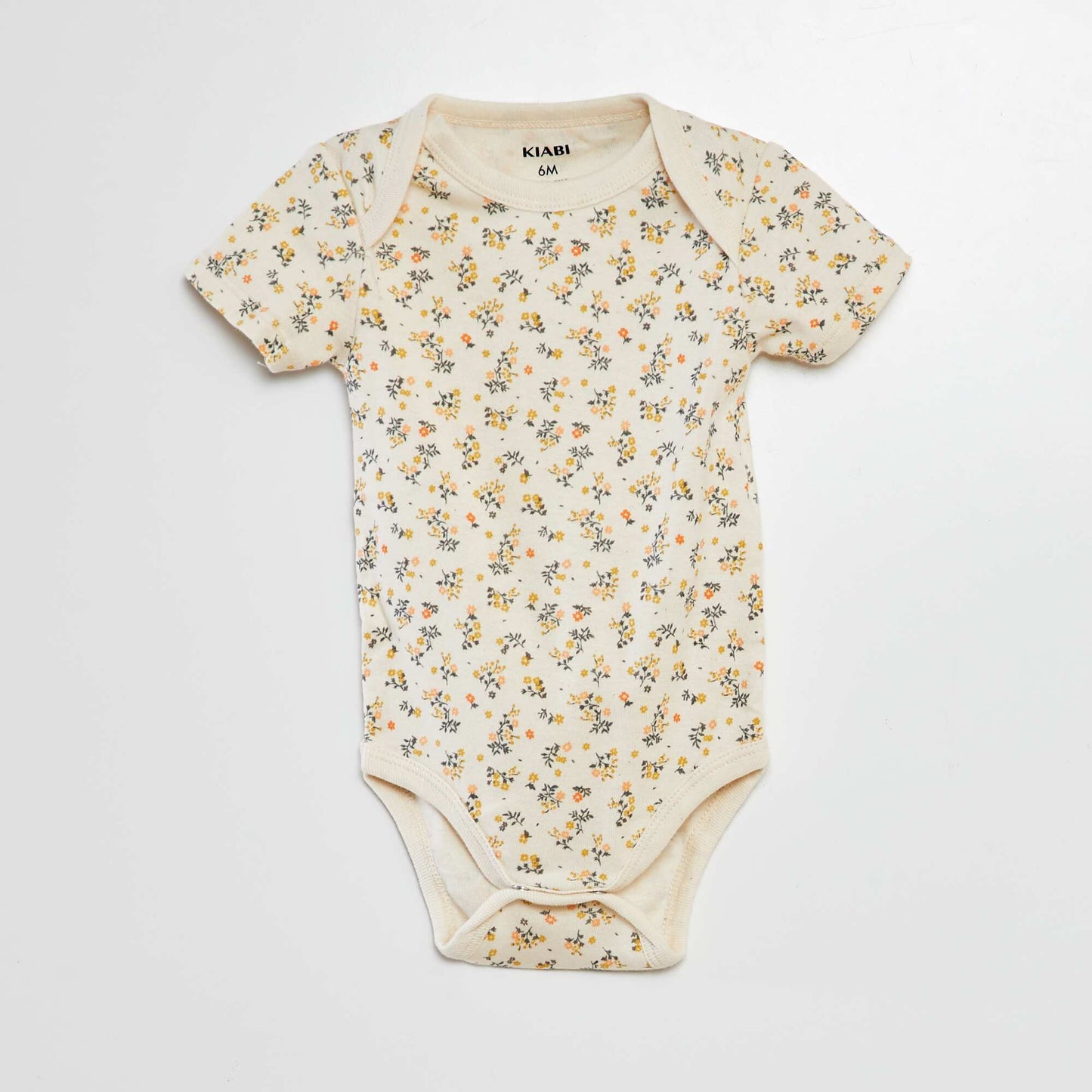 Bodies estampados de algodón - pack de 3 BLANCO