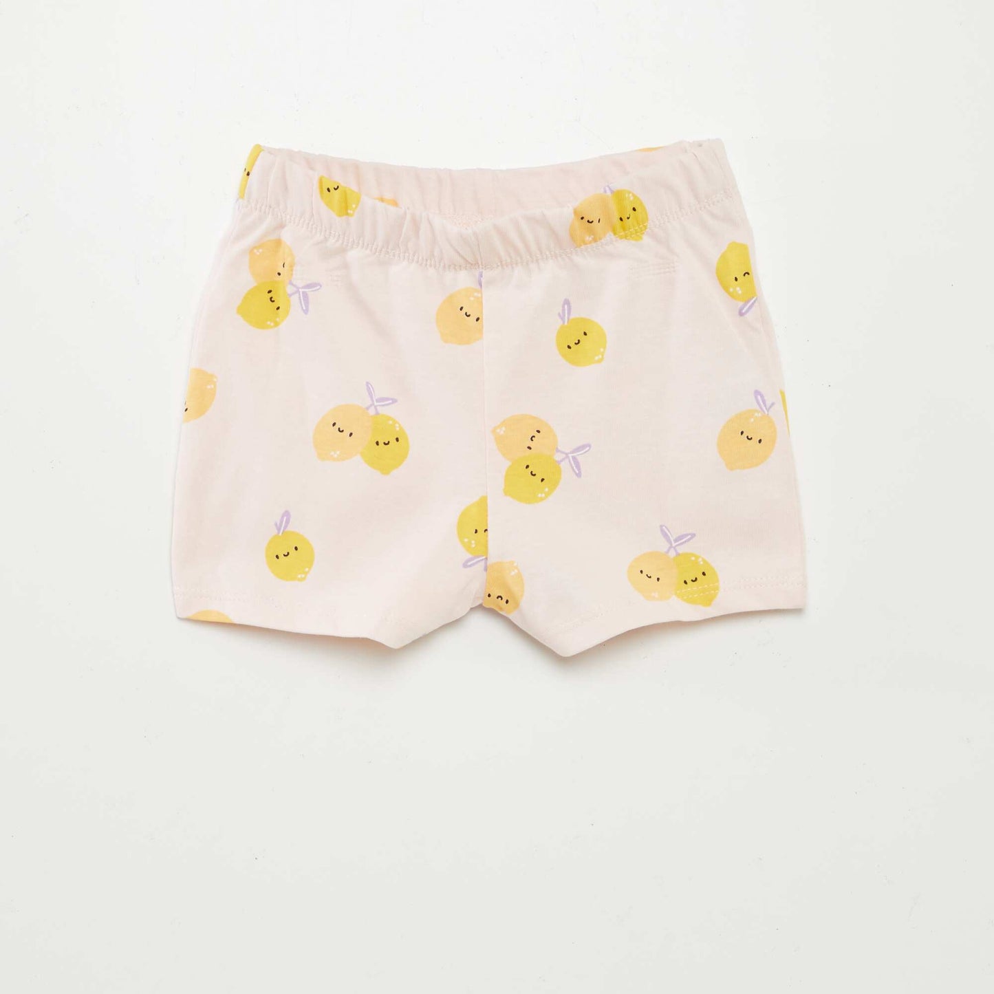 Pijama corto camiseta + short - 2 piezas ROSA